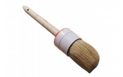 Кисть круглая Santool №12 (45 мм) натуральная щетина, деревянная ручка
